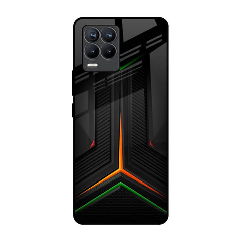 Modern Ultra Chevron Realme 8 Pro Glass Back Cover Online