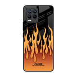 Fire Flame Realme 8 Pro Glass Back Cover Online