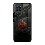 Lord Hanuman Animated Realme 8 Pro Glass Back Cover Online