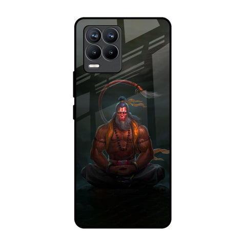 Lord Hanuman Animated Realme 8 Pro Glass Back Cover Online