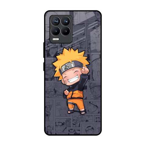 Orange Chubby Realme 8 Pro Glass Back Cover Online