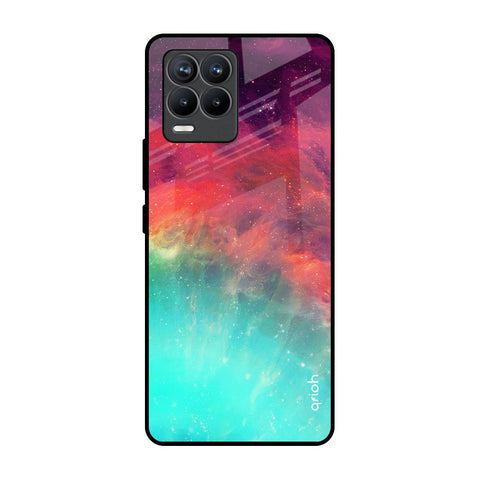 Colorful Aura Realme 8 Pro Glass Back Cover Online