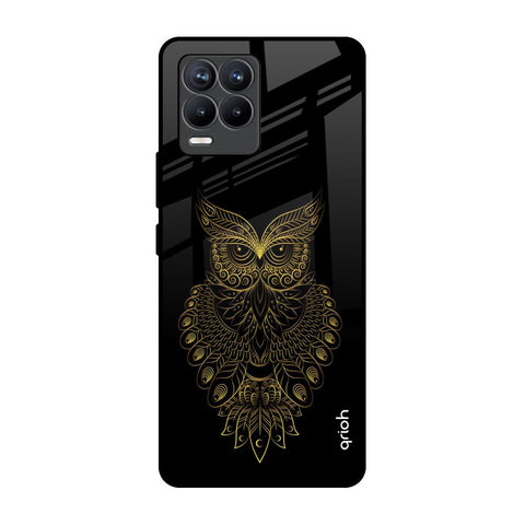 Golden Owl Realme 8 Pro Glass Back Cover Online