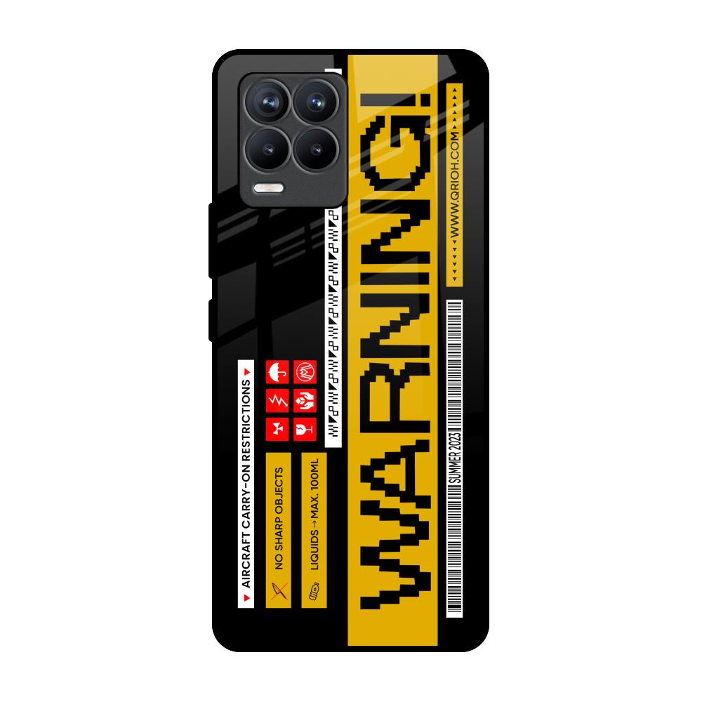 Aircraft Warning Realme 8 Pro Glass Back Cover Online