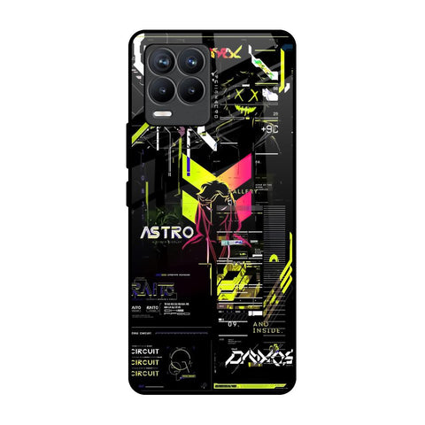 Astro Glitch Realme 8 Pro Glass Back Cover Online