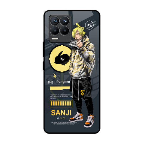 Cool Sanji Realme 8 Pro Glass Back Cover Online