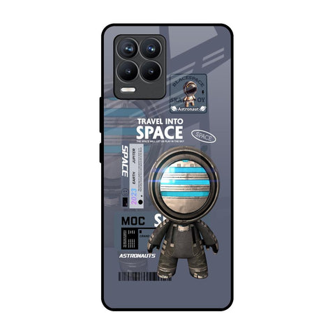Space Travel Realme 8 Pro Glass Back Cover Online