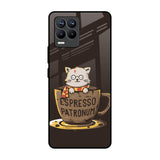 Tea With Kitty Realme 8 Pro Glass Back Cover Online