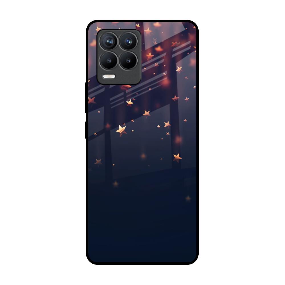 Falling Stars Realme 8 Pro Glass Back Cover Online