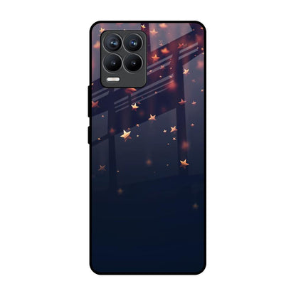 Falling Stars Realme 8 Pro Glass Back Cover Online