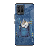 Kitty In Pocket Realme 8 Pro Glass Back Cover Online