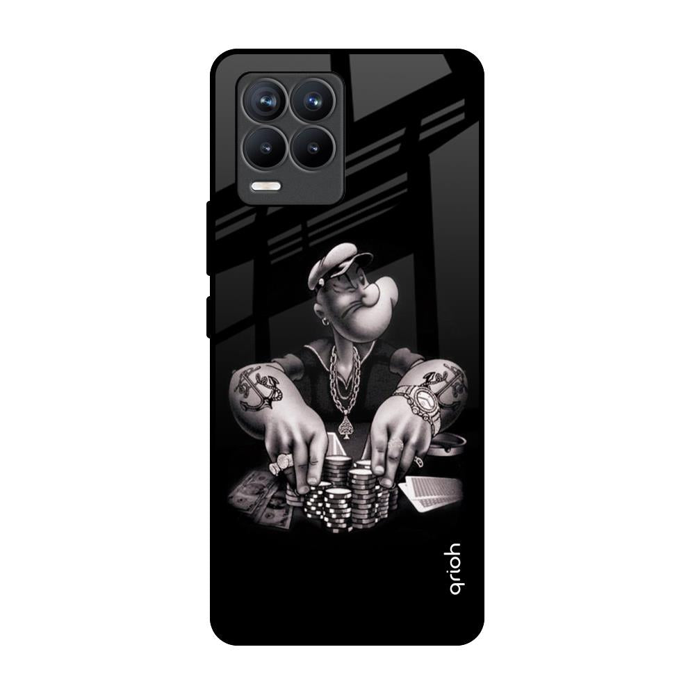Gambling Problem Realme 8 Pro Glass Back Cover Online