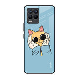 Adorable Cute Kitty Realme 8 Pro Glass Back Cover Online