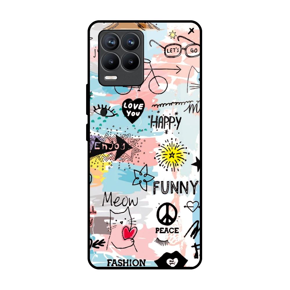 Just For You Realme 8 Pro Glass Back Cover Online