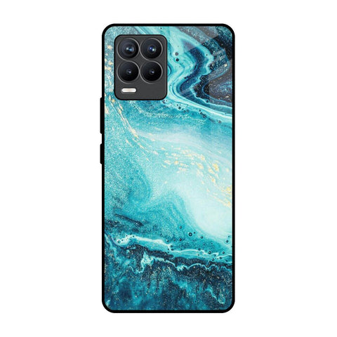 Sea Water Realme 8 Pro Glass Back Cover Online