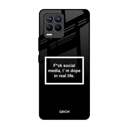 Dope In Life Realme 8 Pro Glass Back Cover Online