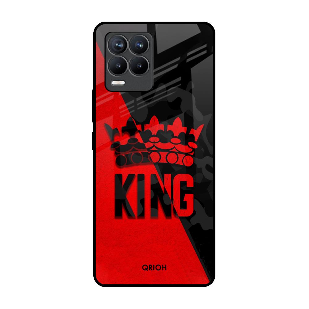 I Am A King Realme 8 Pro Glass Back Cover Online