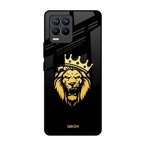 Lion The King Realme 8 Pro Glass Back Cover Online