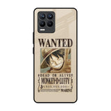 Luffy Wanted Realme 8 Pro Glass Back Cover Online