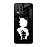 Monochrome Goku Realme 8 Pro Glass Back Cover Online