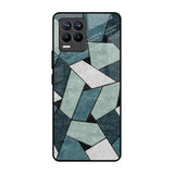 Abstact Tiles Realme 8 Pro Glass Back Cover Online