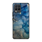 Blue Cool Marble Realme 8 Pro Glass Back Cover Online