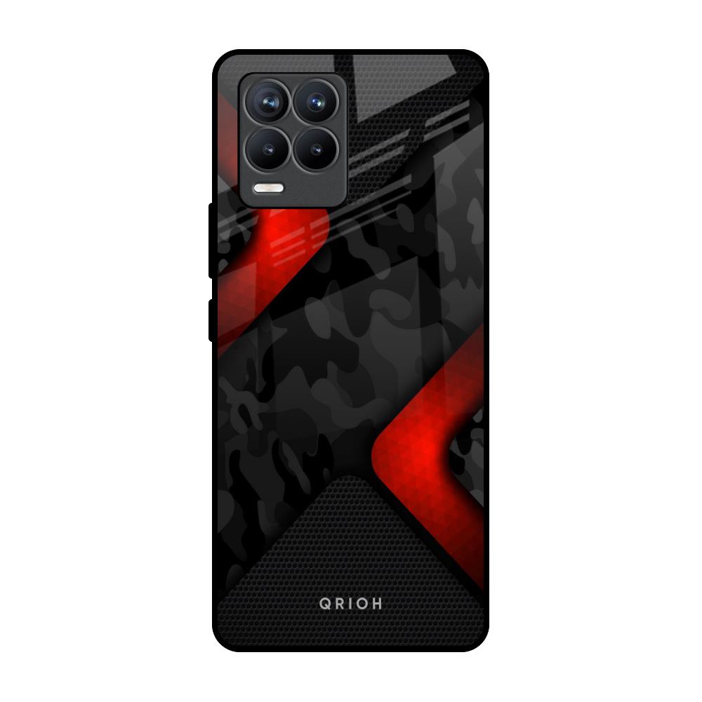 Modern Camo Abstract Realme 8 Pro Glass Back Cover Online