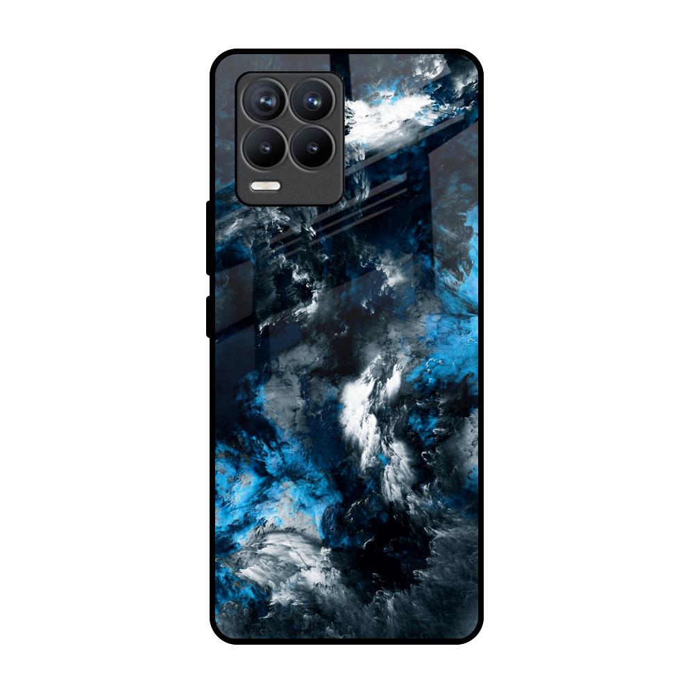 Cloudy Dust Realme 8 Pro Glass Back Cover Online