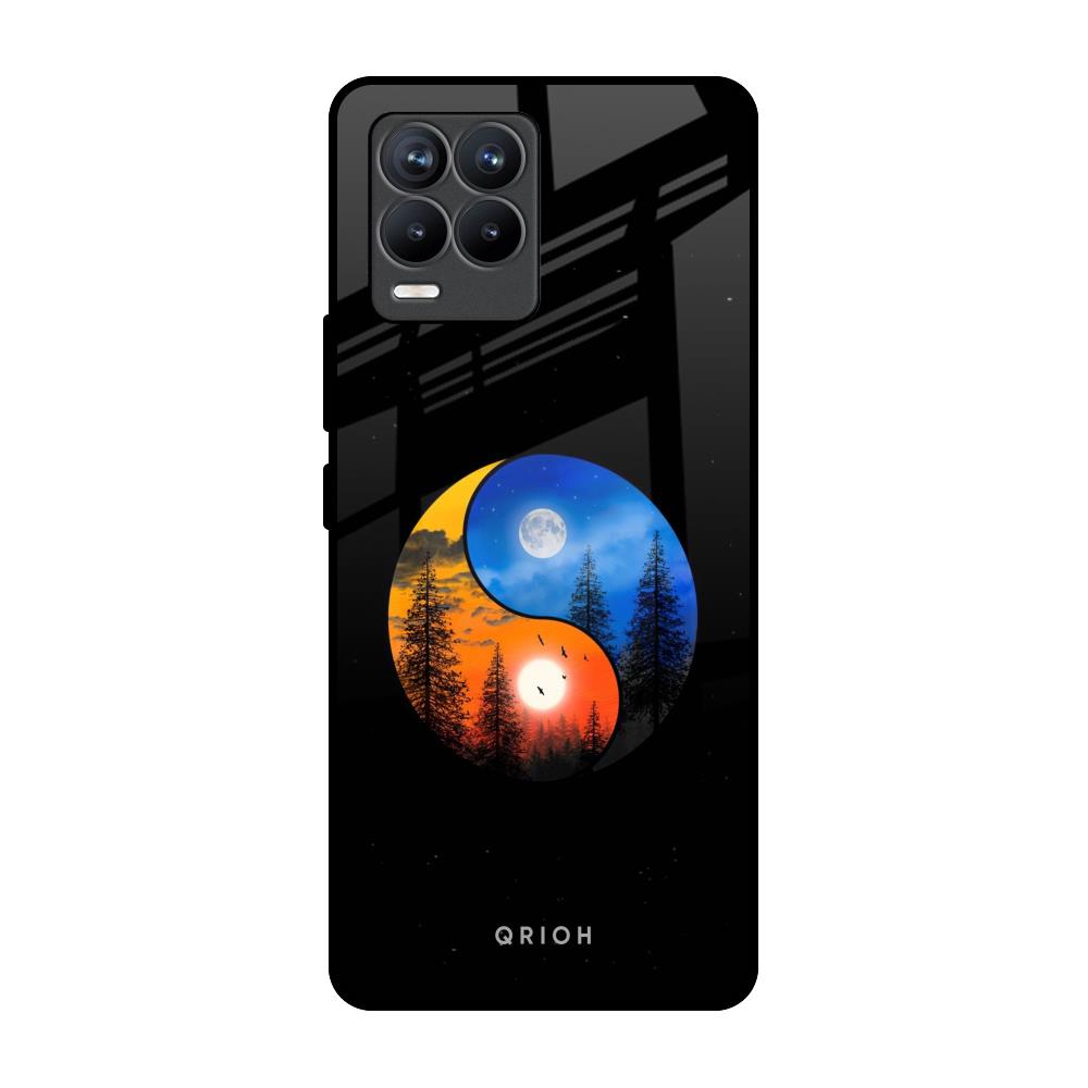 Yin Yang Balance Realme 8 Pro Glass Back Cover Online