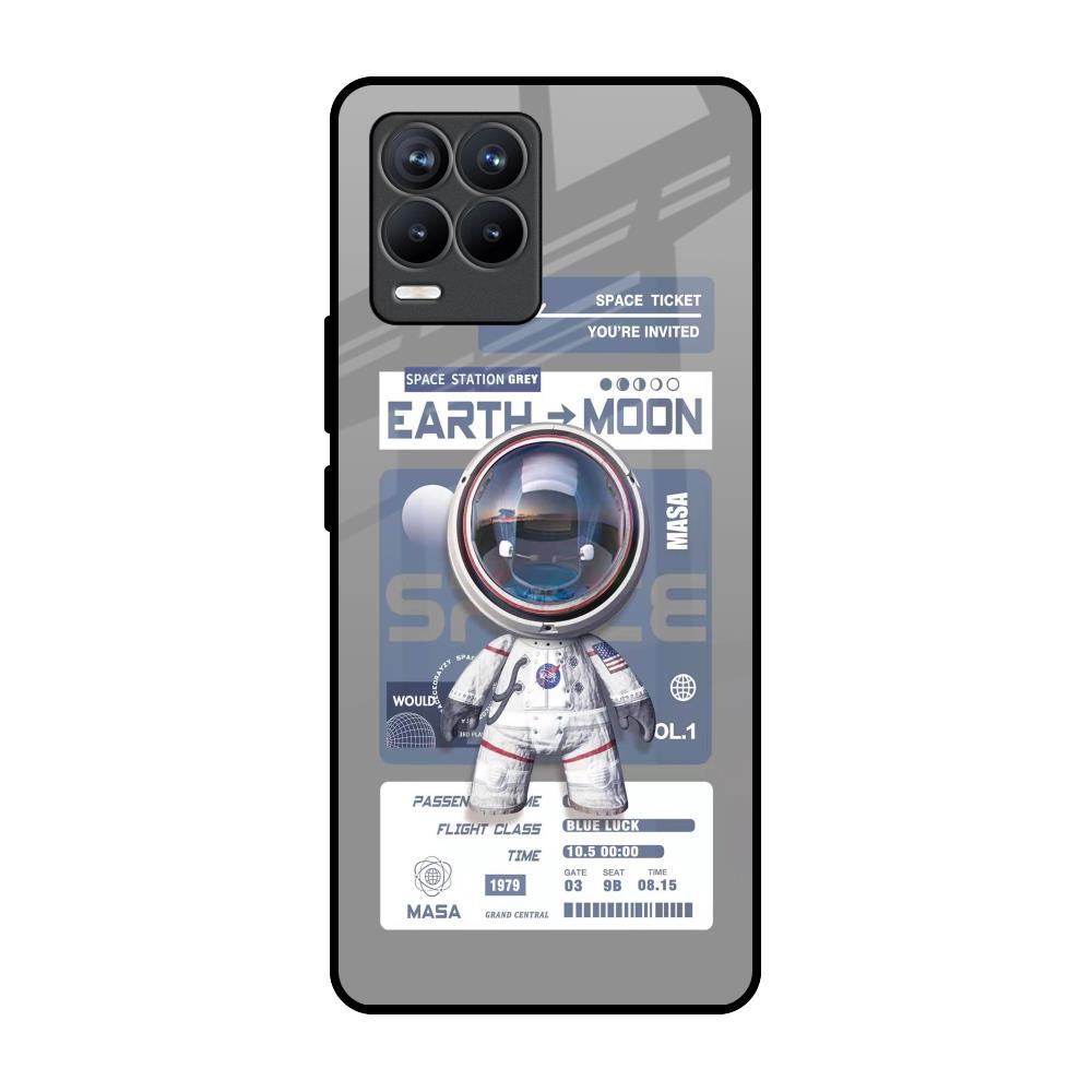 Space Flight Pass Realme 8 Pro Glass Back Cover Online