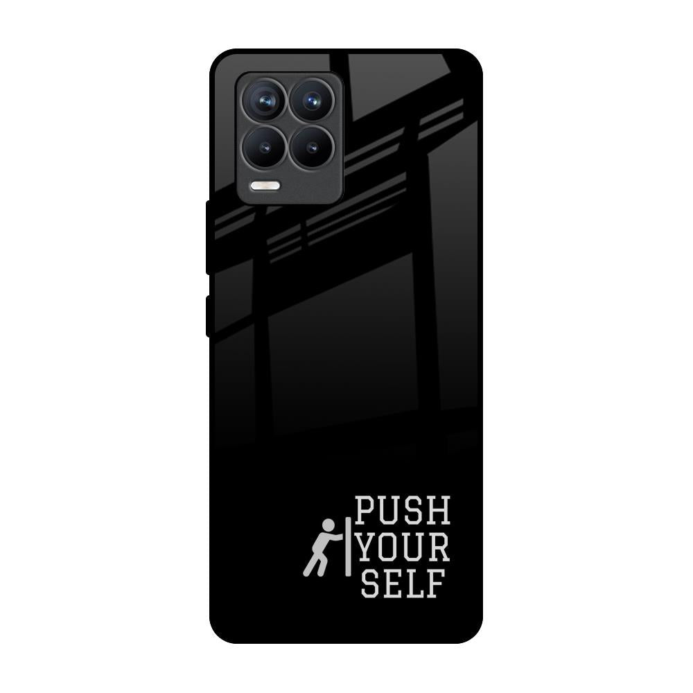 Push Your Self Realme 8 Pro Glass Back Cover Online