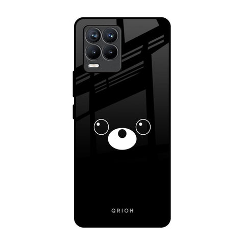 Cute Bear Realme 8 Pro Glass Back Cover Online