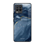 Deep Ocean Marble Realme 8 Pro Glass Back Cover Online
