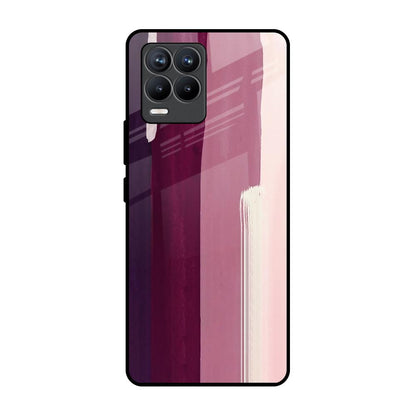 Brush Stroke Art Realme 8 Pro Glass Back Cover Online