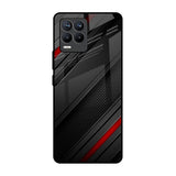 Modern Abstract Realme 8 Pro Glass Back Cover Online