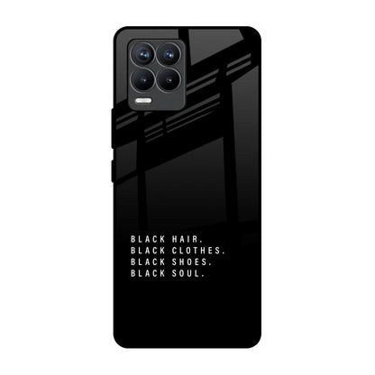 Black Soul Realme 8 Pro Glass Back Cover Online