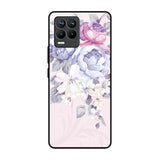 Elegant Floral Realme 8 Pro Glass Back Cover Online