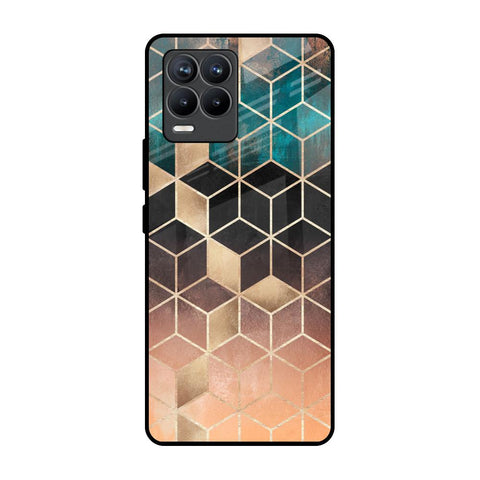 Bronze Texture Realme 8 Pro Glass Back Cover Online