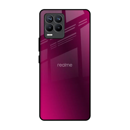 Pink Burst Realme 8 Pro Glass Back Cover Online