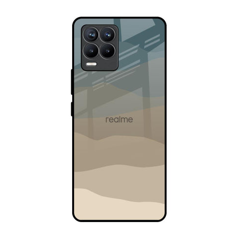 Abstract Mountain Pattern Realme 8 Pro Glass Back Cover Online