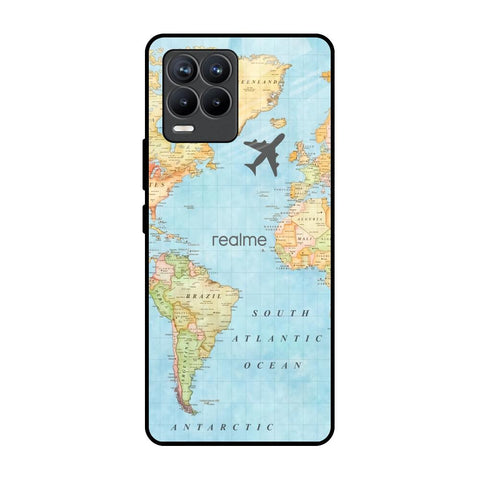 Fly Around The World Realme 8 Pro Glass Back Cover Online