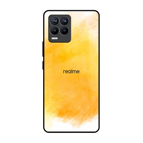 Rustic Orange Realme 8 Pro Glass Back Cover Online