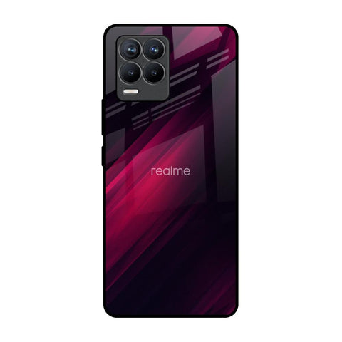Razor Black Realme 8 Pro Glass Back Cover Online