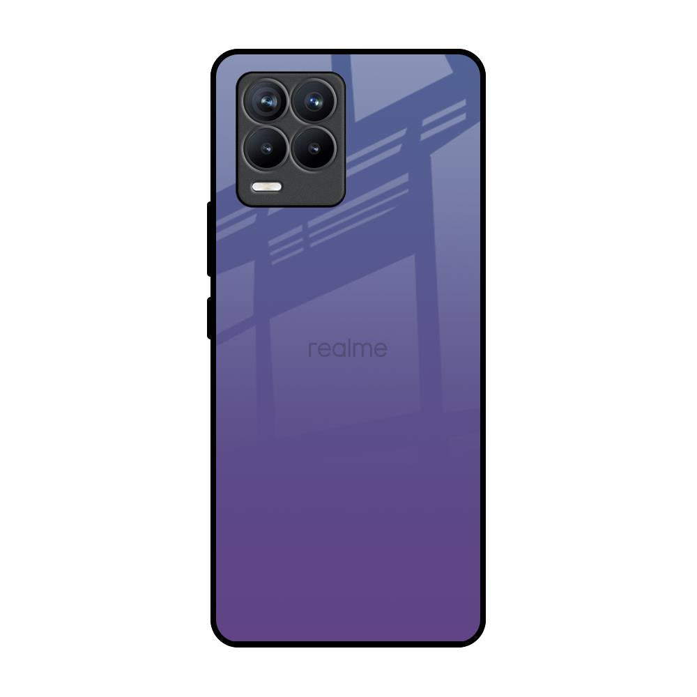 Indigo Pastel Realme 8 Pro Glass Back Cover Online
