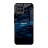 Blue Rough Abstract Realme 8 Pro Glass Back Cover Online