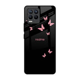 Fly Butterfly Realme 8 Pro Glass Back Cover Online