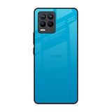 Blue Aqua Realme 8 Pro Glass Back Cover Online