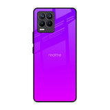 Purple Pink Realme 8 Pro Glass Back Cover Online