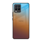 Rich Brown Realme 8 Pro Glass Back Cover Online
