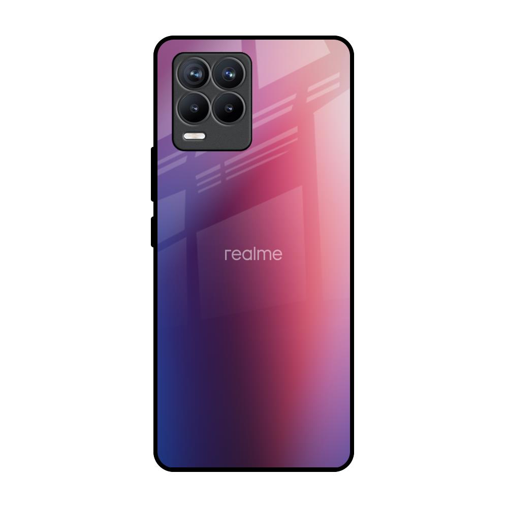 Multi Shaded Gradient Realme 8 Pro Glass Back Cover Online